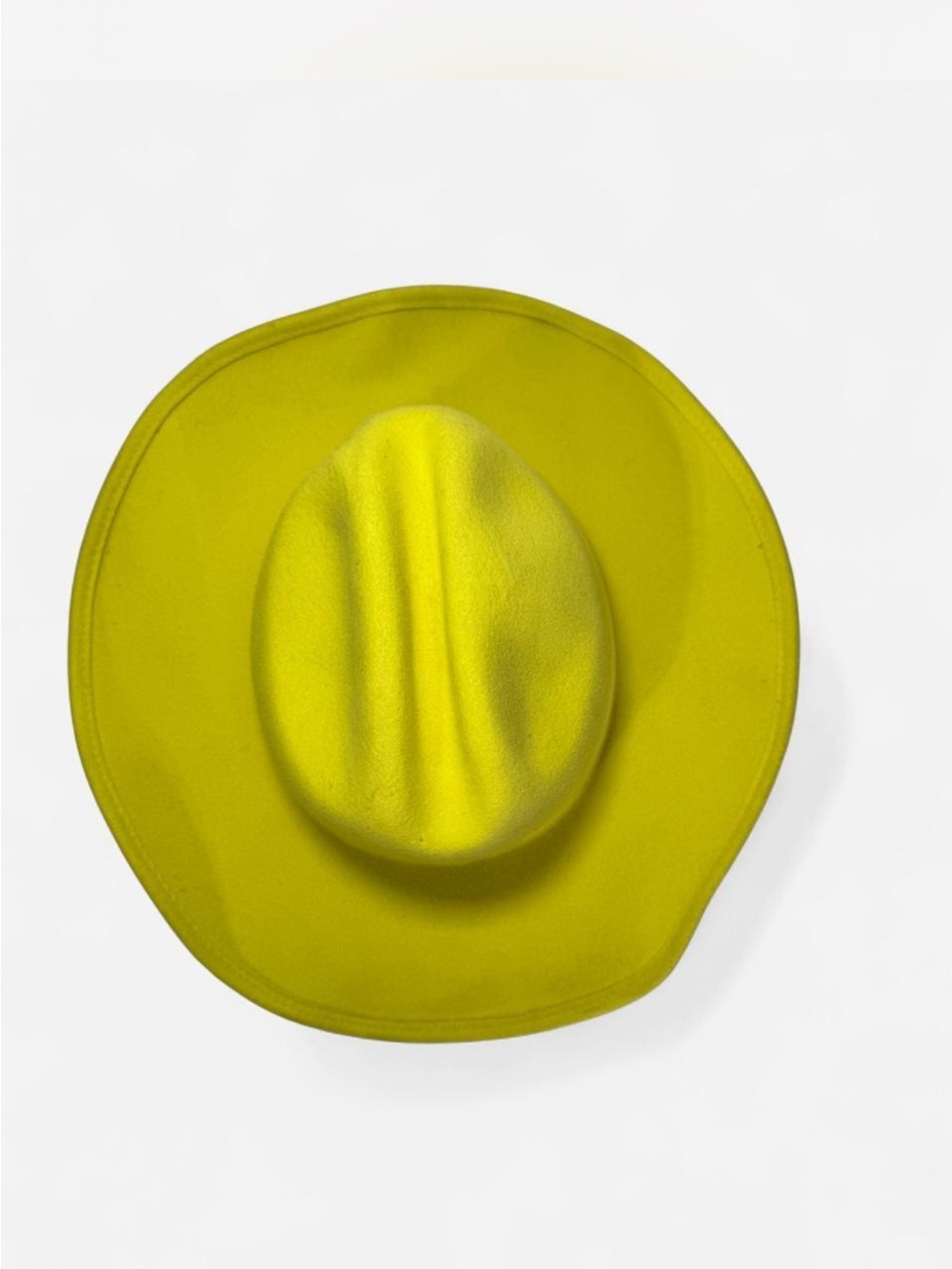 WYETH 100% Wool Yellow Cowboy Hat | O/S - Picture 5 of 8